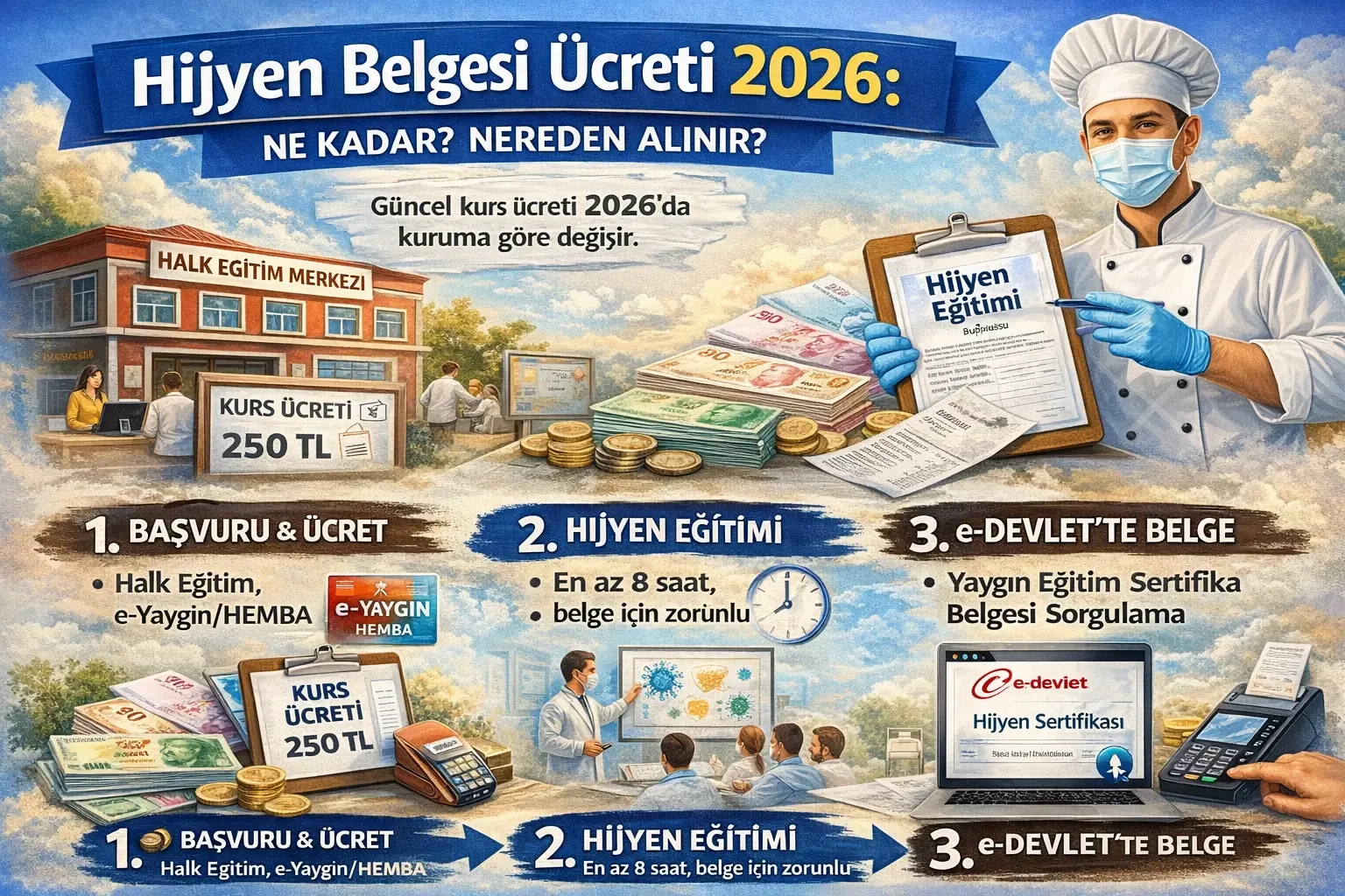 Hijyen Belgesi Ücreti 2026
